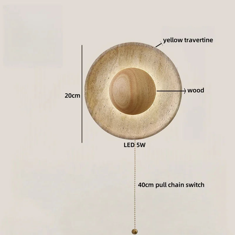 TravernoLux LED Wandlamp - wandlamp - zijaanzicht