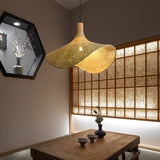 ZenWeave Bamboe Hanglamp – Handgeweven Oosterse Stijl voor Huis en Restaurant