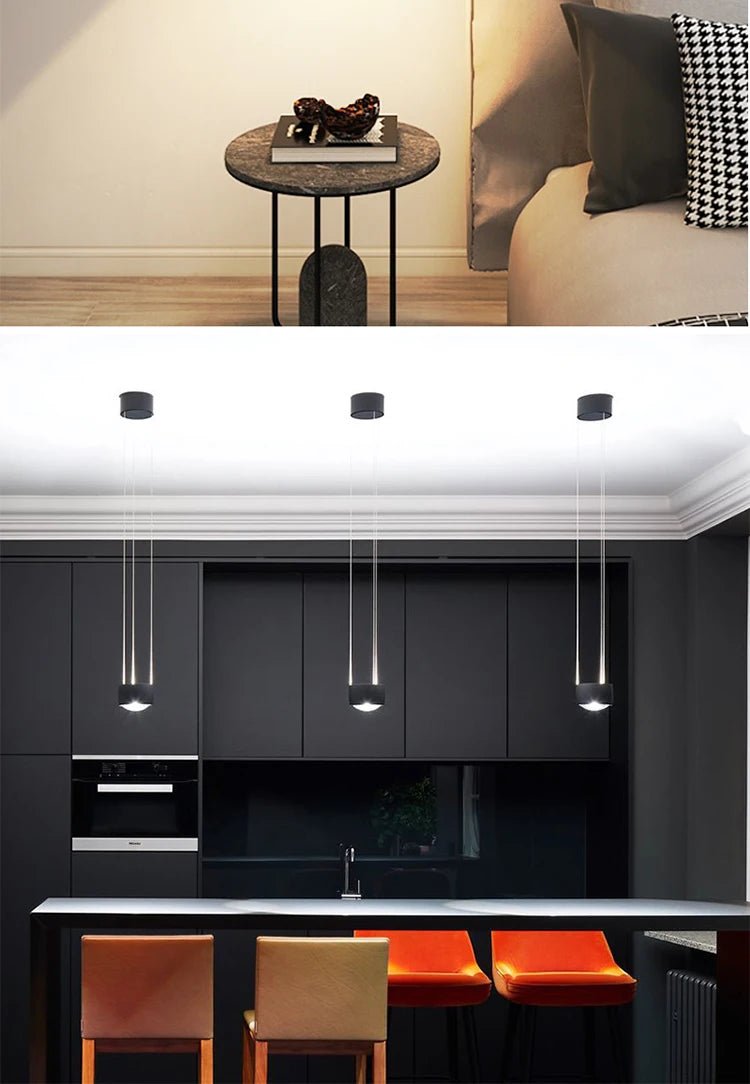 Modern Elegance Hanging Pendant Light – Luxe Verlichting voor Elke Ruimte - hanglampen - close-up