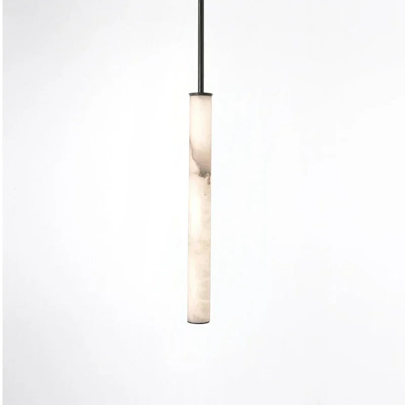 LUMIVERO Luxe Marmeren Hanglamp - hanglampen - zijaanzicht