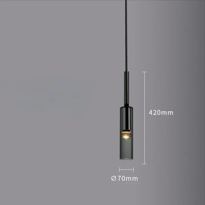 Lunavera Moderne Glazen Hanglamp - hanglampen - close-up