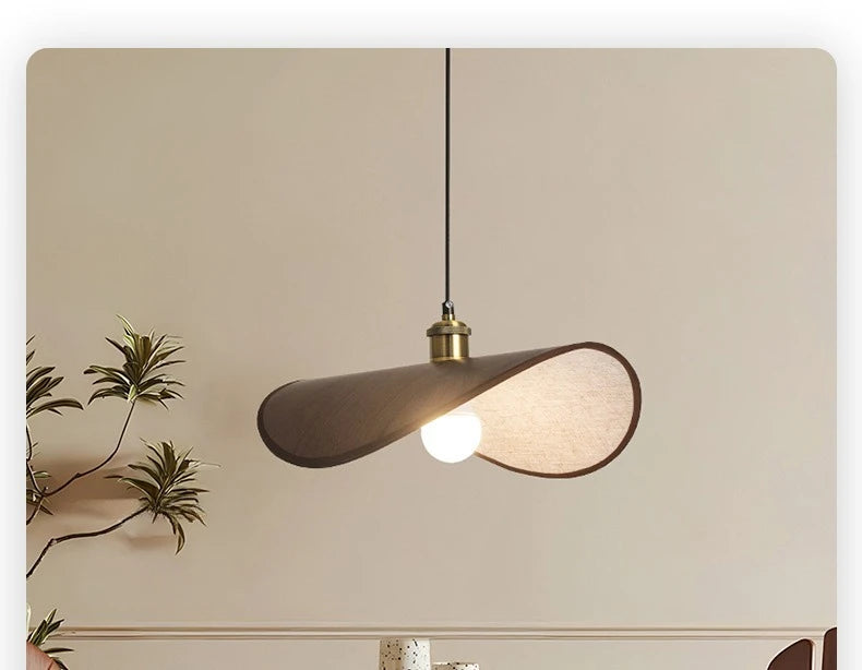 ZenAura Wabi-Sabi Strohoed Hanglamp - hanglampen - sfeerbeeld