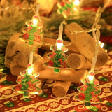LumiJoy Kerst LED Slinger – Kerstboom, Sneeuwpop & Kerstman Lichtsnoer