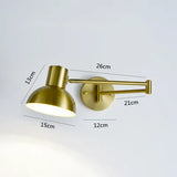 LUXARM Verstelbare Wandlamp met Lange Arm