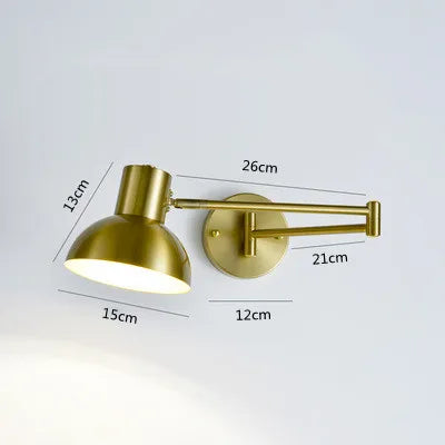 LUXARM Verstelbare Wandlamp met Lange Arm