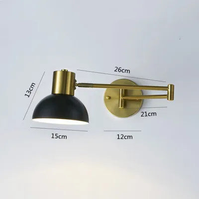 LUXARM Verstelbare Wandlamp met Lange Arm - wandlamp - detail