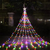 LumiCascade Kerst Waterfall LED Sterrenverlichting – 350 LED’s