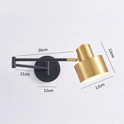 LUXARM Verstelbare Wandlamp met Lange Arm - wandlamp - detail