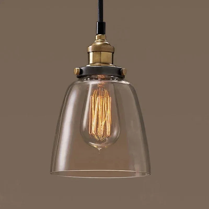 NordicLoom – Moderne Loft Hanglamp met Glas - hanglampen - zijaanzicht