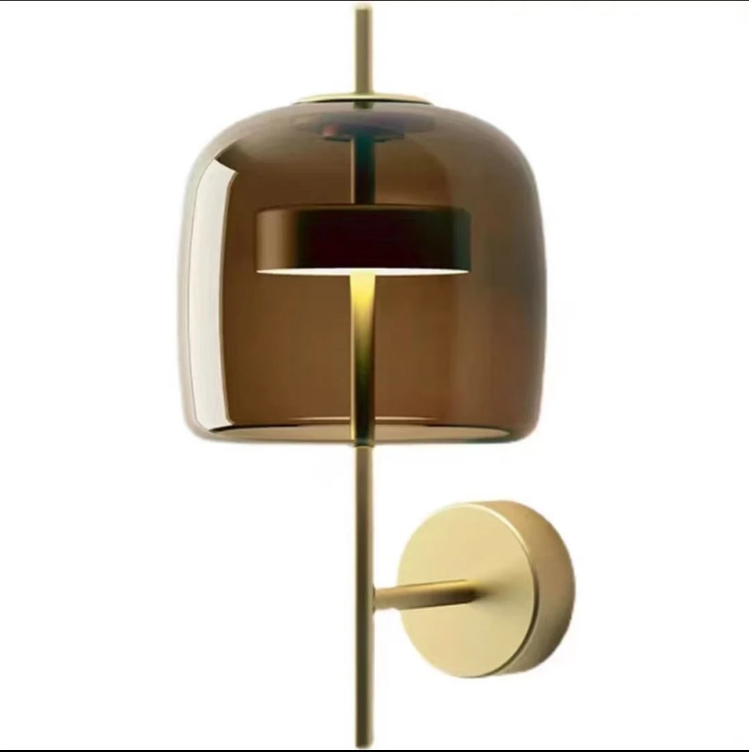 LumiVerre – Elegante Glazen Wandlamp - wandlamp - sfeerbeeld