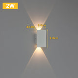 LumaShield Duo – LED Wandlamp Zwart & Wit