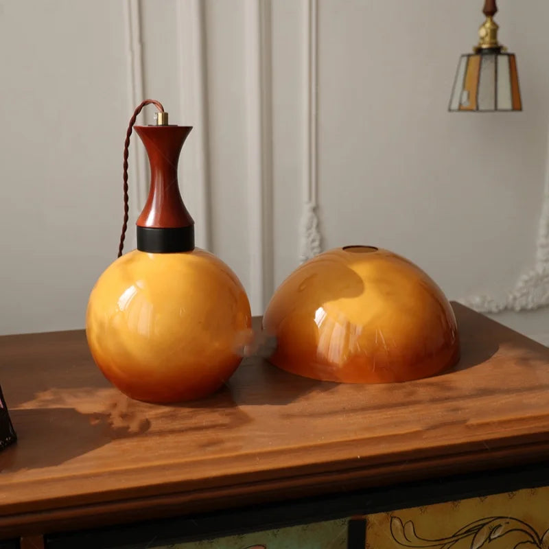 AmberGlow Vintage LED Hanglamp - hanglampen - detail