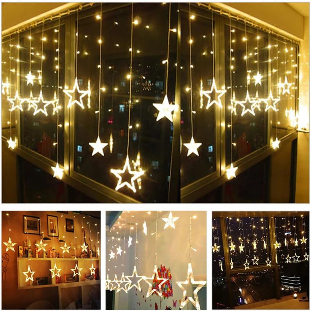 StellaGlow 3.5M LED IJskristal Slingerlicht - buitenverlichting - detail