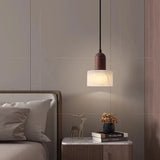 Lumina Wabi-Sabi Luxe Marmeren LED Hanglamp – Elegante Jade-Witte Sfeerverlichting