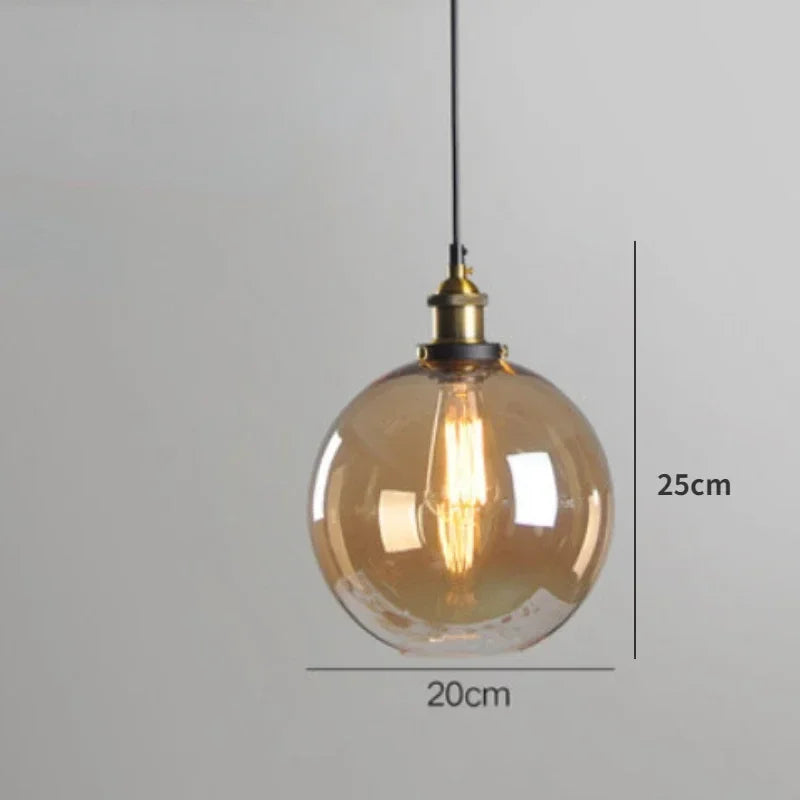 NordicLoom – Moderne Loft Hanglamp met Glas - hanglampen - detail