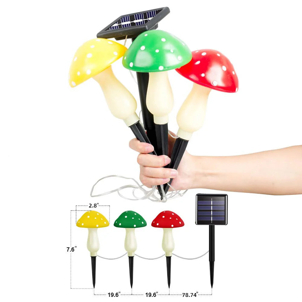 LUMIGLOW Solar Paddenstoel Sfeerverlichting - buitenverlichting - in de kamer