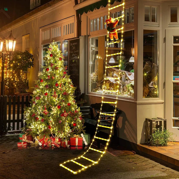KerstLuxe Santa Claus Klimtouw LED Sfeerverlichting – 1M / 3M USB String Light