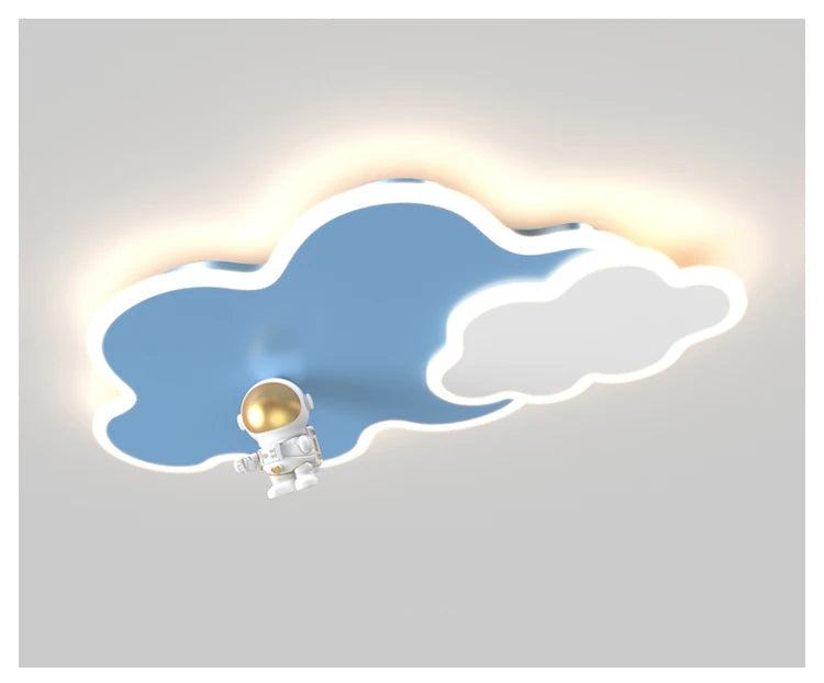 CosmoGlow Astronaut Wolkenplafondlamp - plafondlamp - zijaanzicht