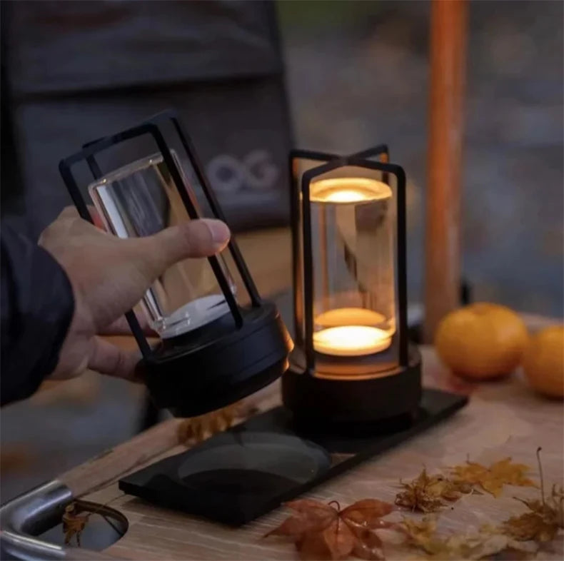 LumiCrystal Oplaadbare LED Tafellamp met Touch - tafellampen - verlicht