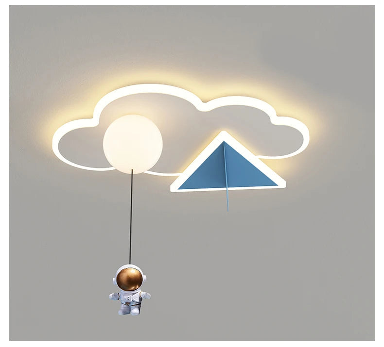 CosmoGlow Astronaut Wolkenplafondlamp - plafondlamp - verlicht
