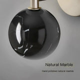 Nordic Marble Glow – Luxe LED Wandlamp van Marmer