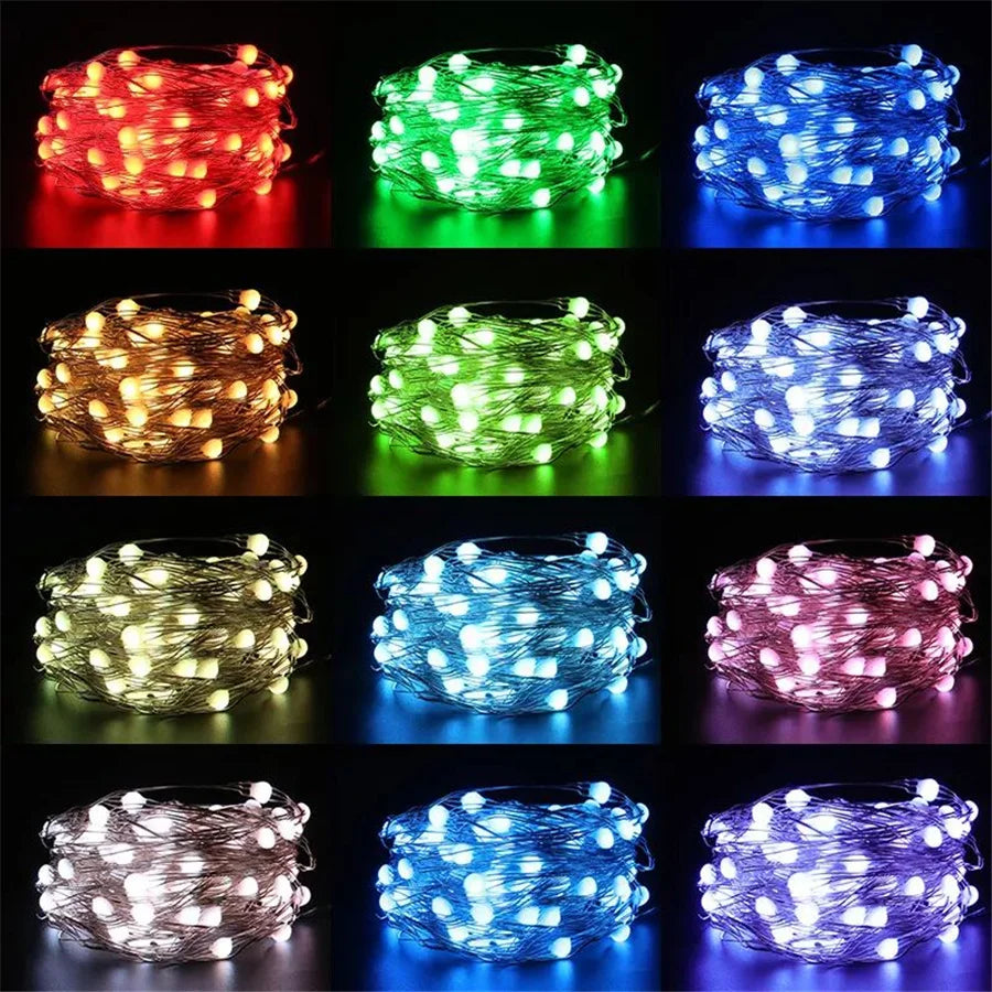 LUMISHOW RGB Smart LED Kerstslinger – 10M/20M - buitenverlichting - in de kamer