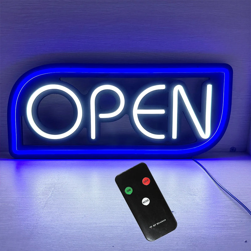 BrightGlow Pro Neon OPEN Bord