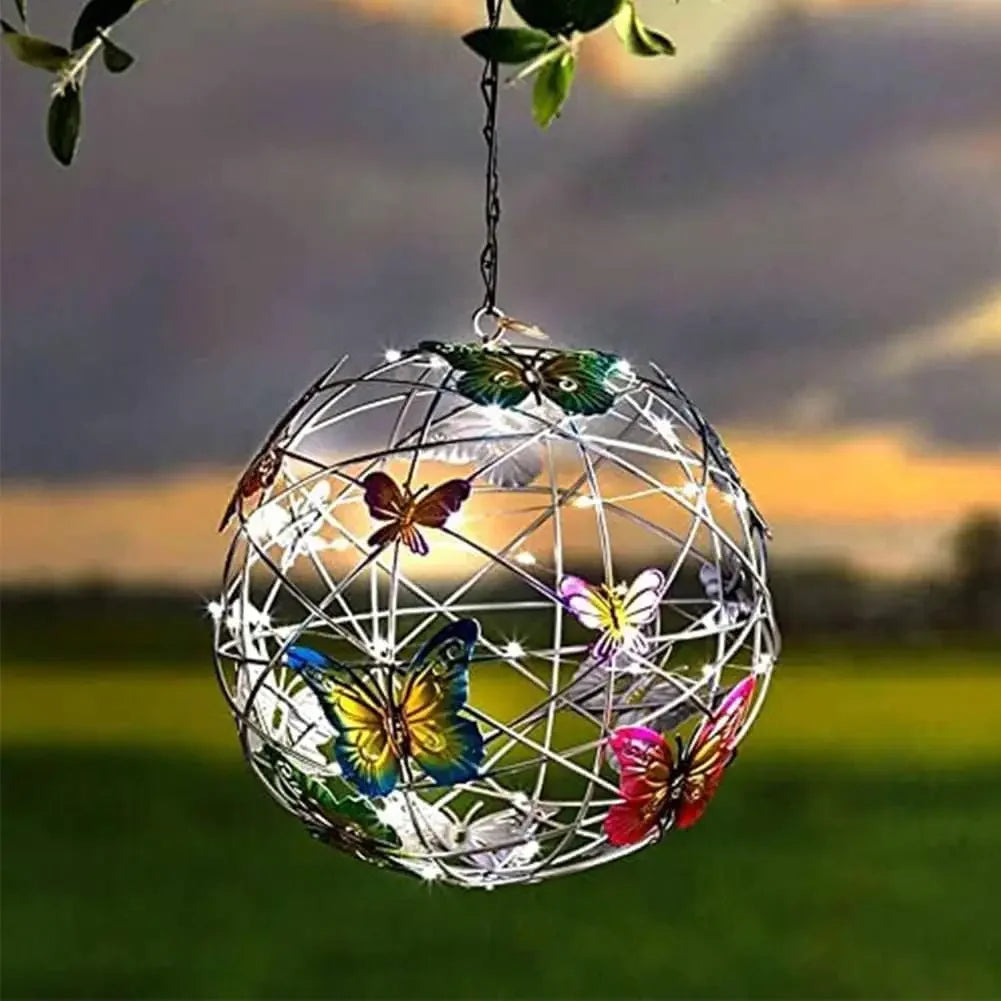 SOLABLOOM Solar Vlinderbol Hanglamp - buitenverlichting - verlicht
