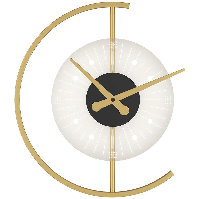 Nordic Clock Wall Lamp - wandlamp - zijaanzicht