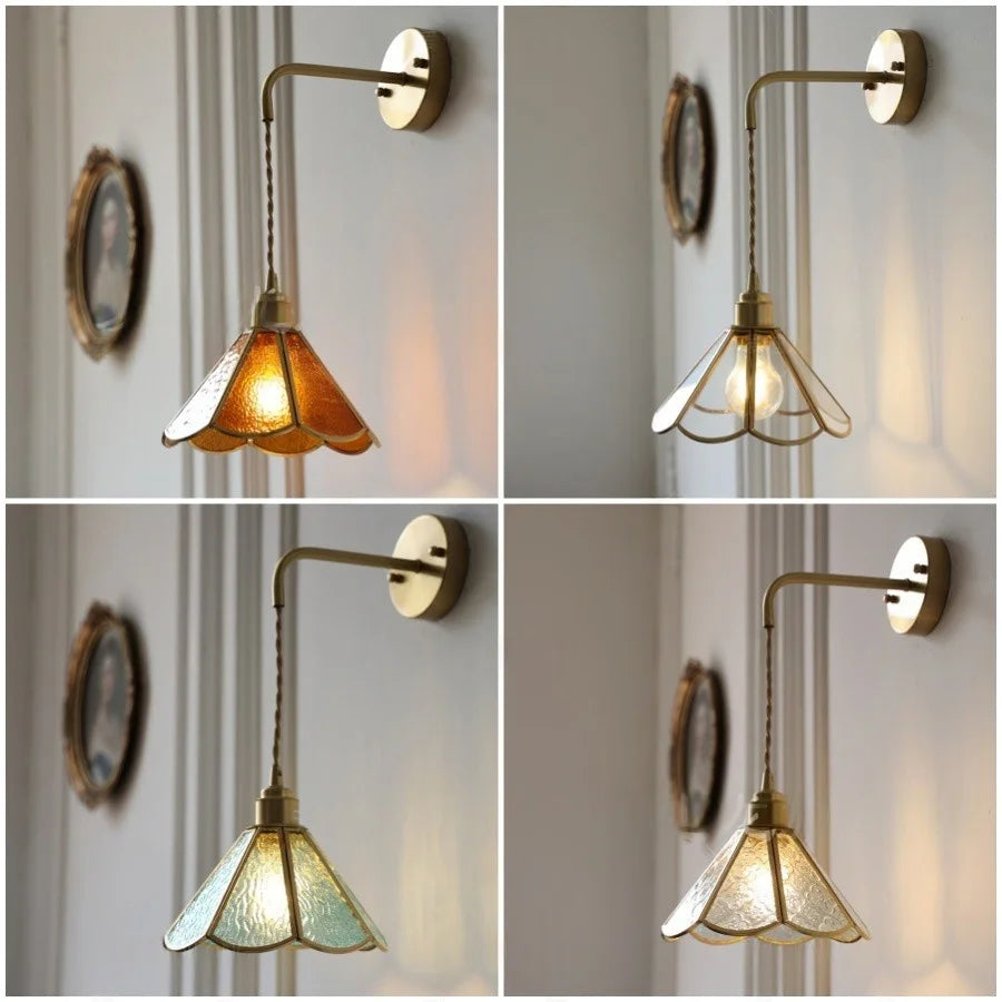 Aurora Copper Wall Light - wandlamp - in de kamer