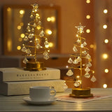LumiSpiral Kristallen Kerstboom Tafellamp