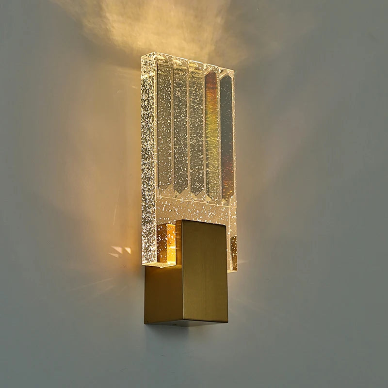 AuroraLux Bubble Wandlamp – Luxe Gouden LED - wandlamp - afmetingen