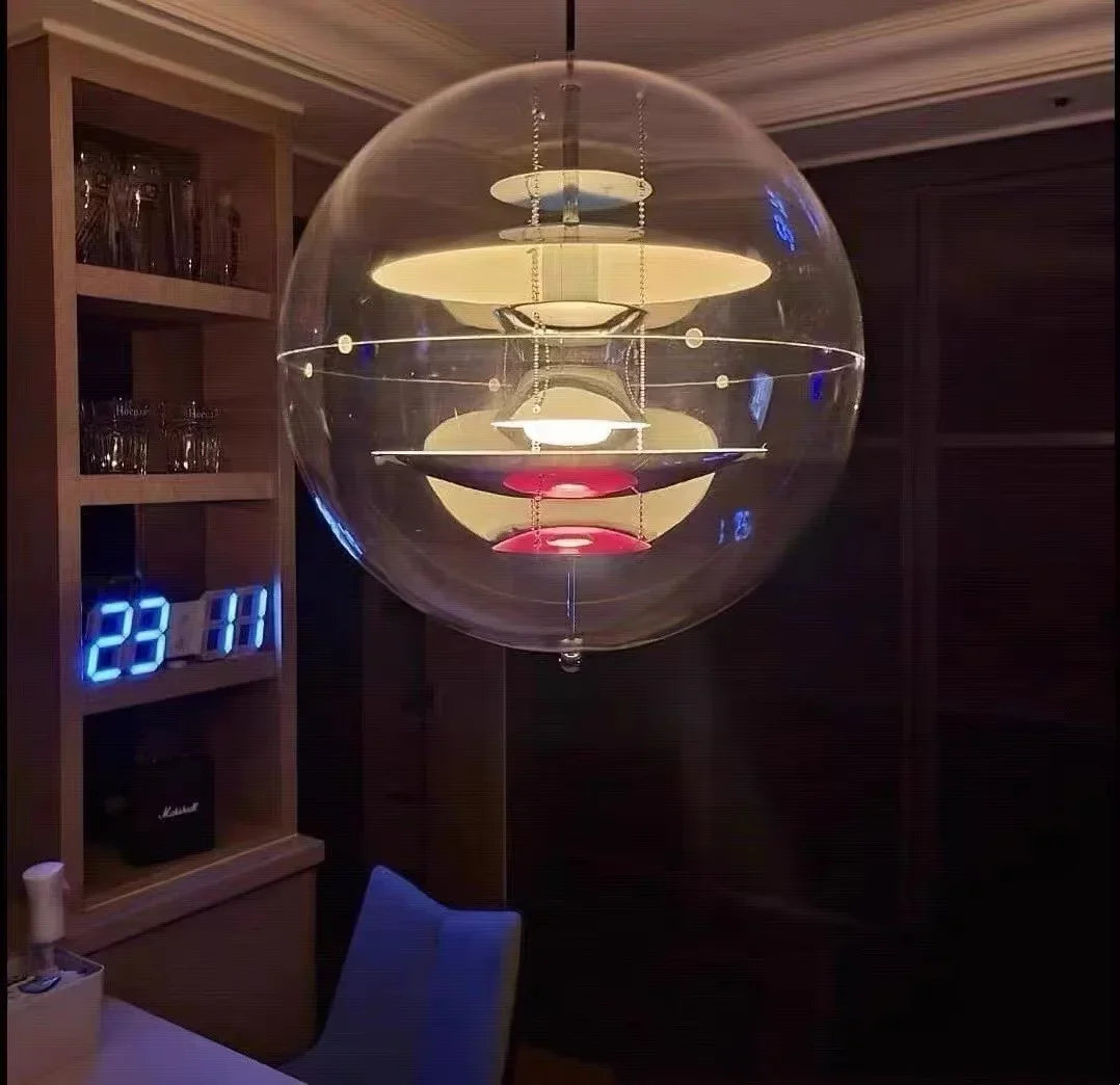 StellarGlow Nordic Planeet Kroonluchter - hanglampen - in de kamer