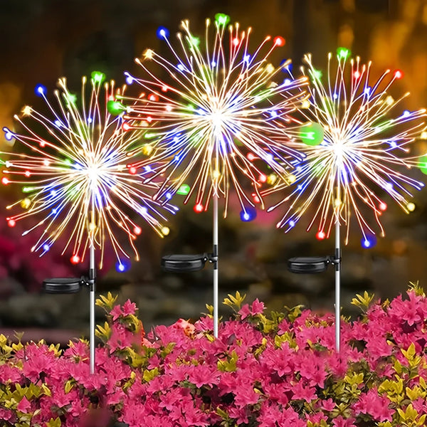 Solar LED Vuurwerk Kerstverlichting