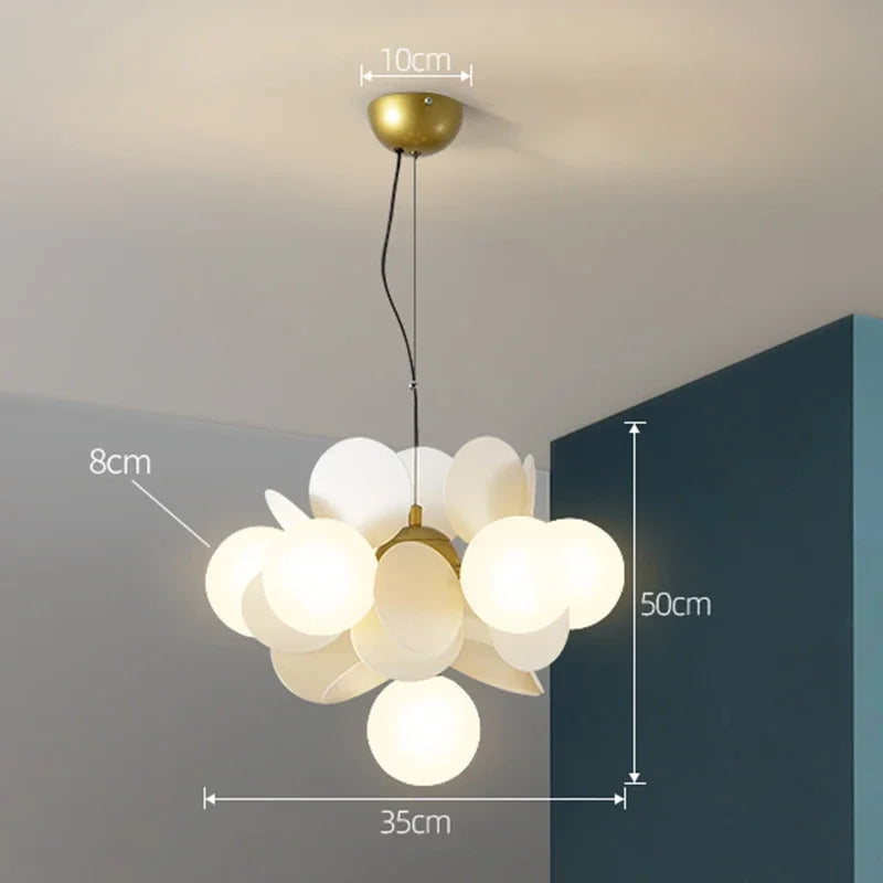 NatureGlow Kleurrijke Tak Kroonluchter - hanglampen - in de kamer