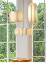 Modern Japanese Wabi Sabi Zijdehanglamp