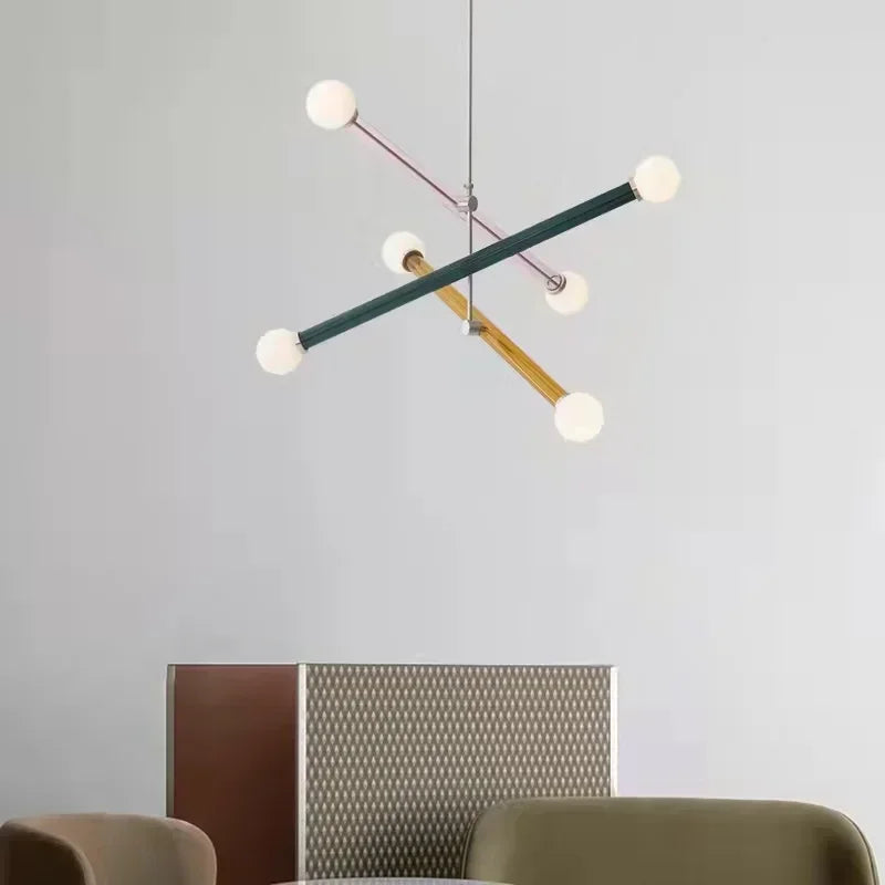ArtGlow Moderne Kleurrijke Kroonluchter - hanglampen - detail