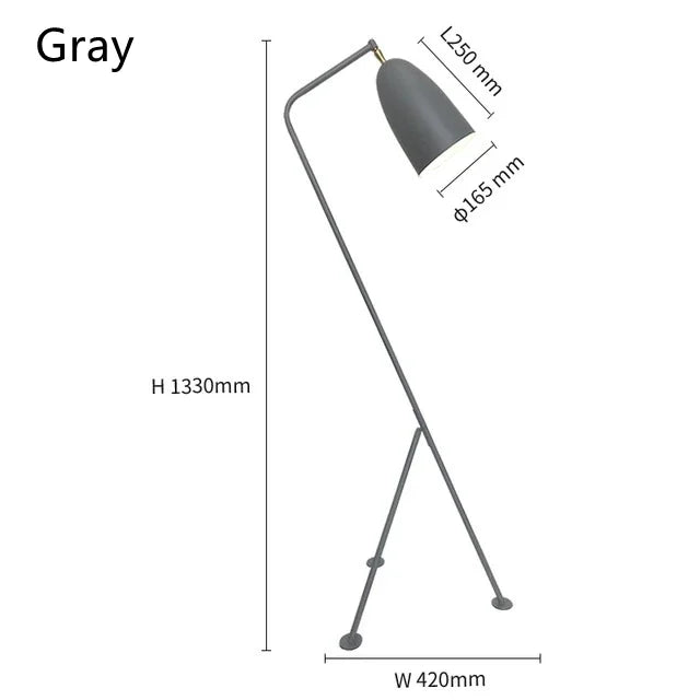 Moderne Tripod Vloerlamp - vloerlamp - materiaaldetail
