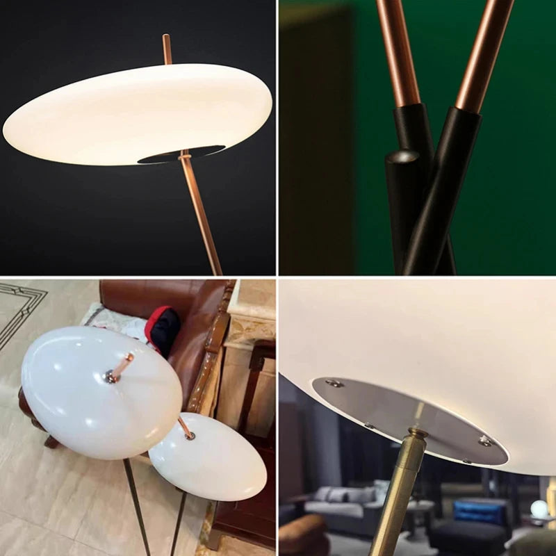 Nordic Luxe Design Vloerlamp – Stijlvolle LED Staande Lamp voor Woonkamer, Eetkamer & Slaapkamer - vloerlamp - in de kamer