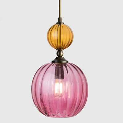 AuroraNordic Gekleurd Glas Hanglamp - hanglampen - gemonteerd