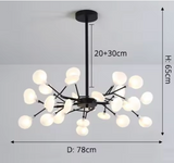 Simplicity Vertakte Vuurvliegkroonluchter