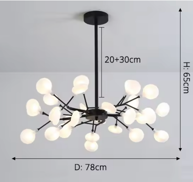 Simplicity Vertakte Vuurvliegkroonluchter