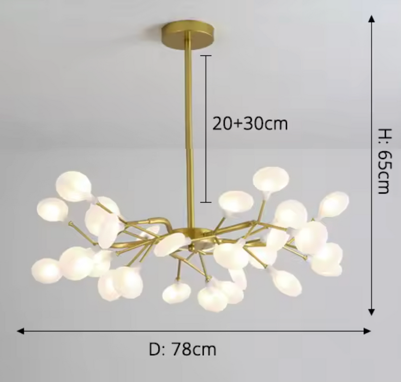 Simplicity Vertakte Vuurvliegkroonluchter