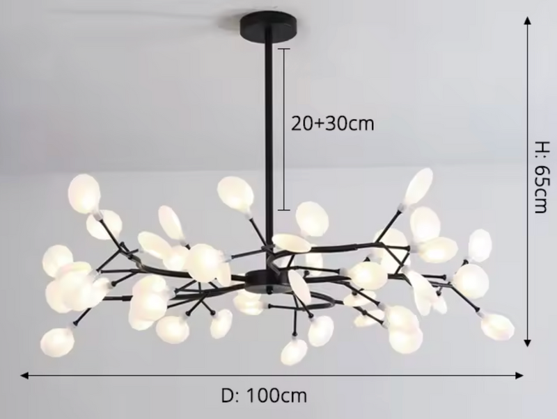 Simplicity Vertakte Vuurvliegkroonluchter