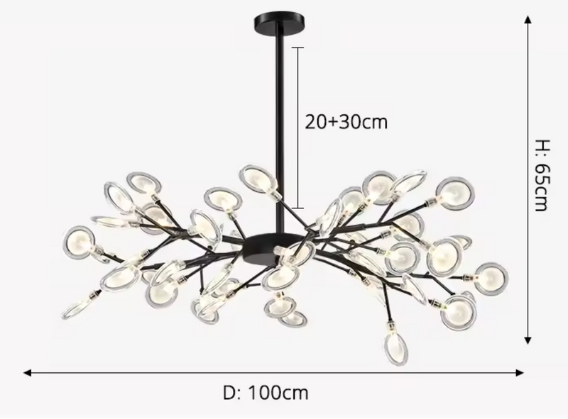 Simplicity Vertakte Vuurvliegkroonluchter