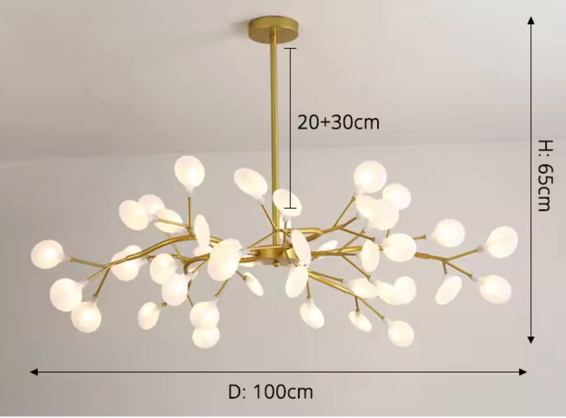 Simplicity Vertakte Vuurvliegkroonluchter