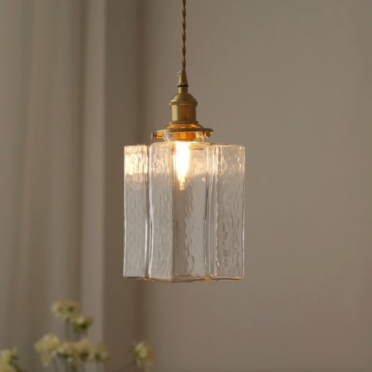 Fatima - Moderne Retro Glazen Hanglamp - hanglampen - detail