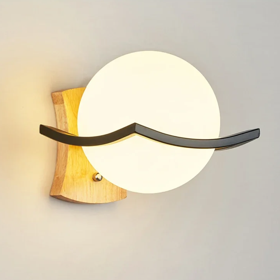 Moderne LED Wandlamp Van Glas - wandlampen