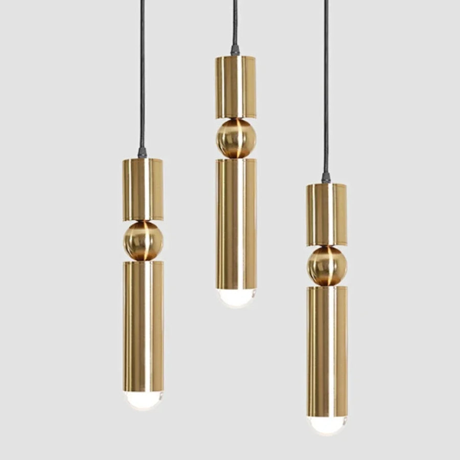 Luxe Aurea Gouden Hanglamp – Elegante Minimalistische LED Plafondlamp