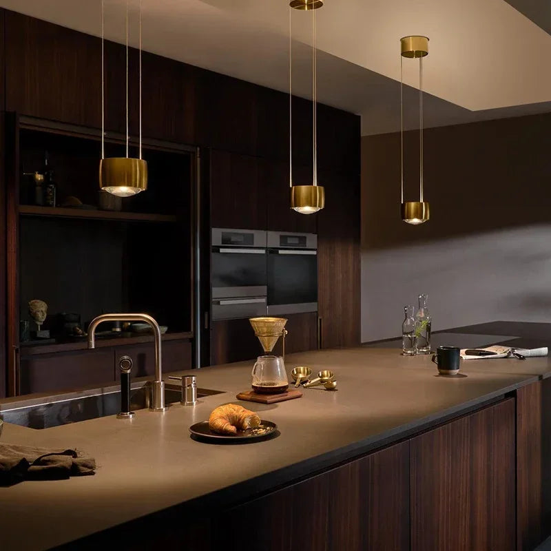 Modern Elegance Hanging Pendant Light – Luxe Verlichting voor Elke Ruimte - hanglampen - zijaanzicht